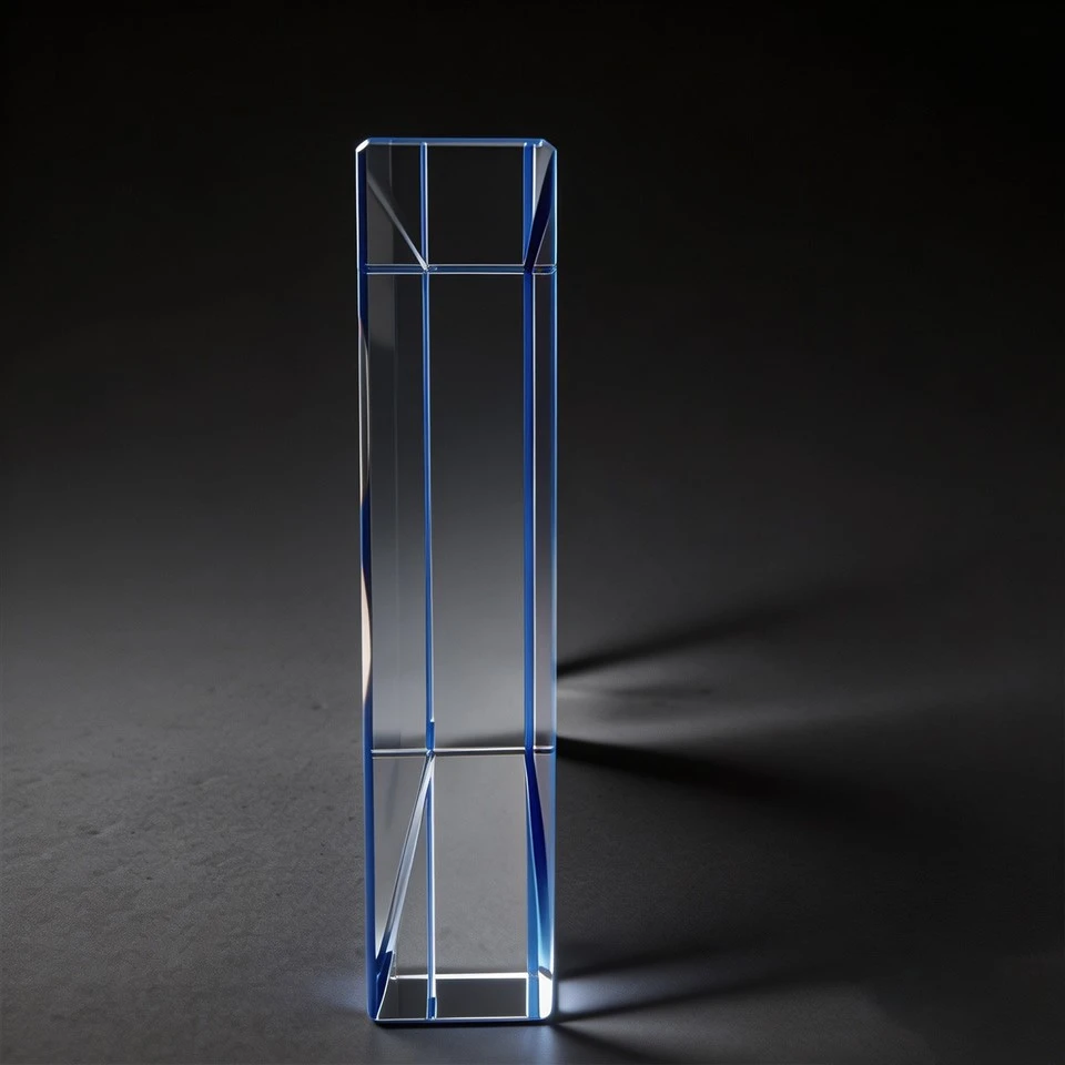Blue Letter B Crystal Plaque best