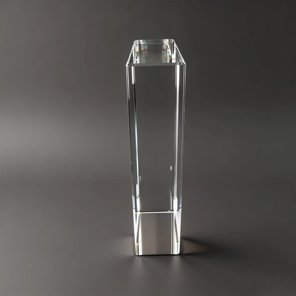 Clear Rectangle Engraved Office Crystal Trophy best