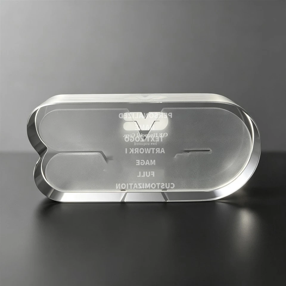 Rounded Curve 3D Laser Engraved Plaque best