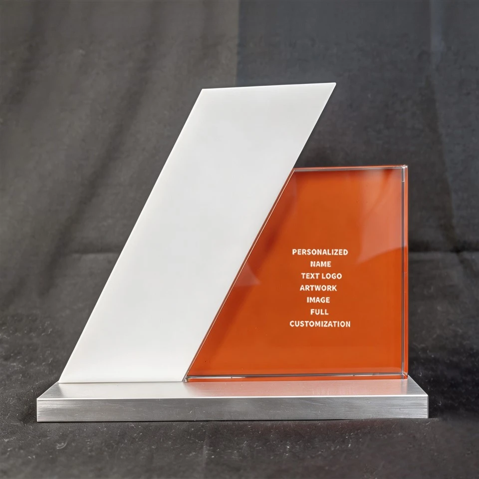 Slant Color Block Crystal Award suppliers