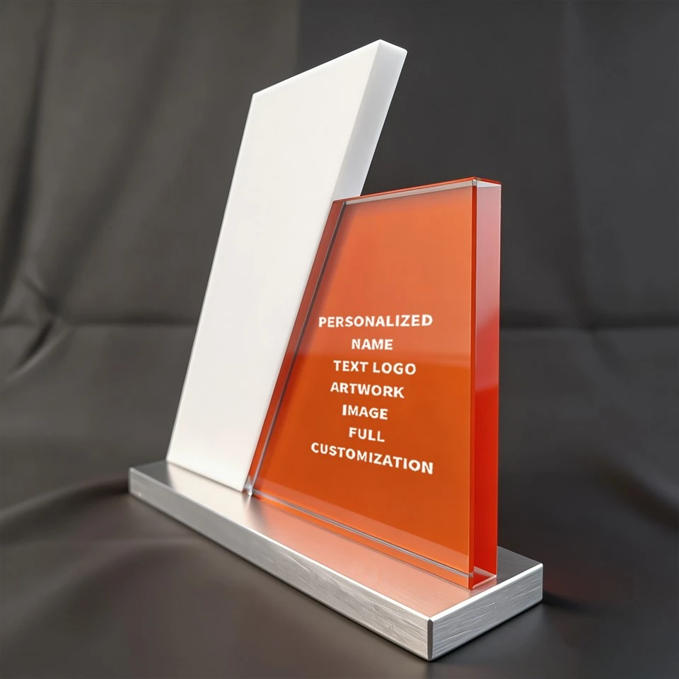 Slant Color Block Crystal Award best